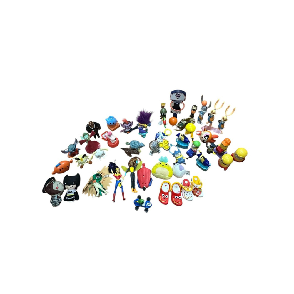 McDonald's Happy Meal Toys Mixed Lot Mini Figures Plush Minions Trolls Multi